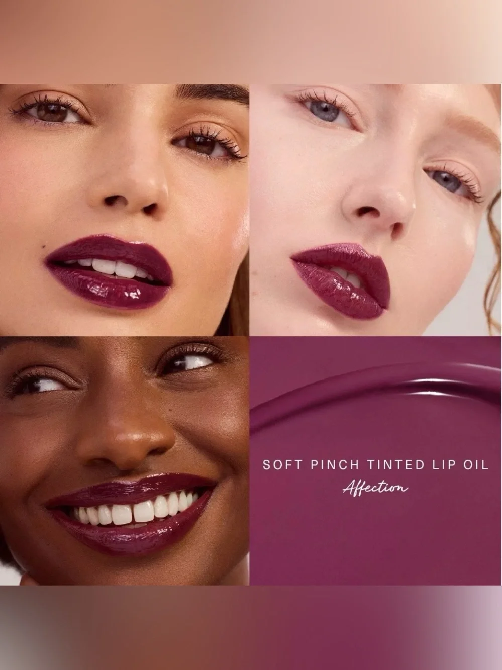 Rare Beauty Soft Pinch Tinted Lip Oil - Affection (muted berry)